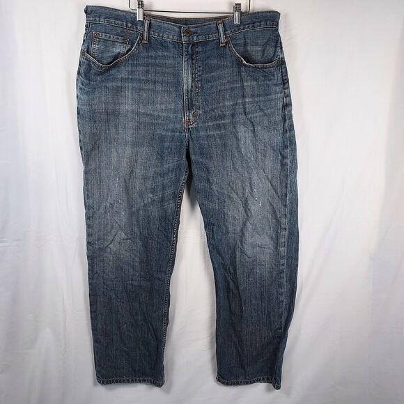 Levi’s 550 Relaxed Fit Jeans Men’s W40 L30 Blue Denim Pre‑Owned Classic Style - Picture 1 of 13